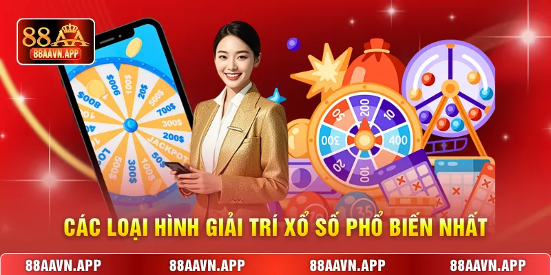 Các loại hình giải trí xổ số phổ biến nhất